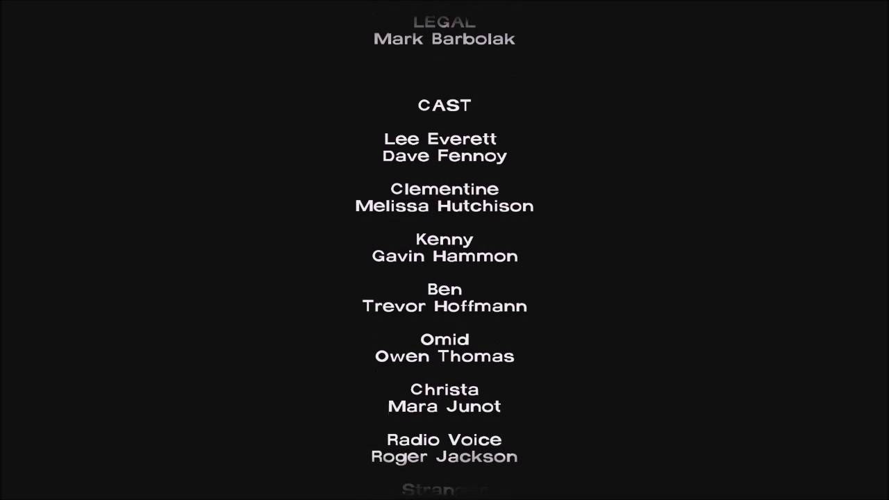 The Walking Dead: Episode 5 (No Time Left) - Credits