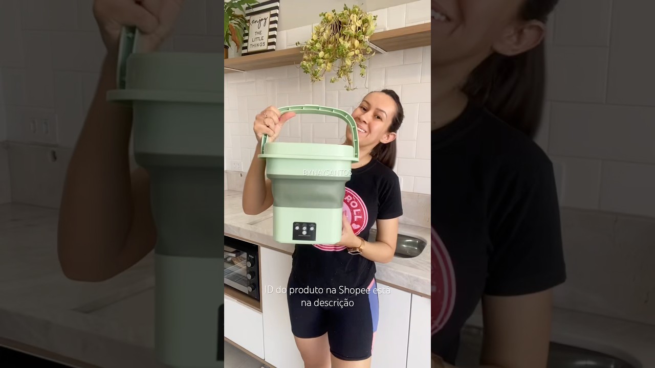 MINI LAVADORA DE ROUPAS PORT&Aacute;TIL- VALE A PENA??