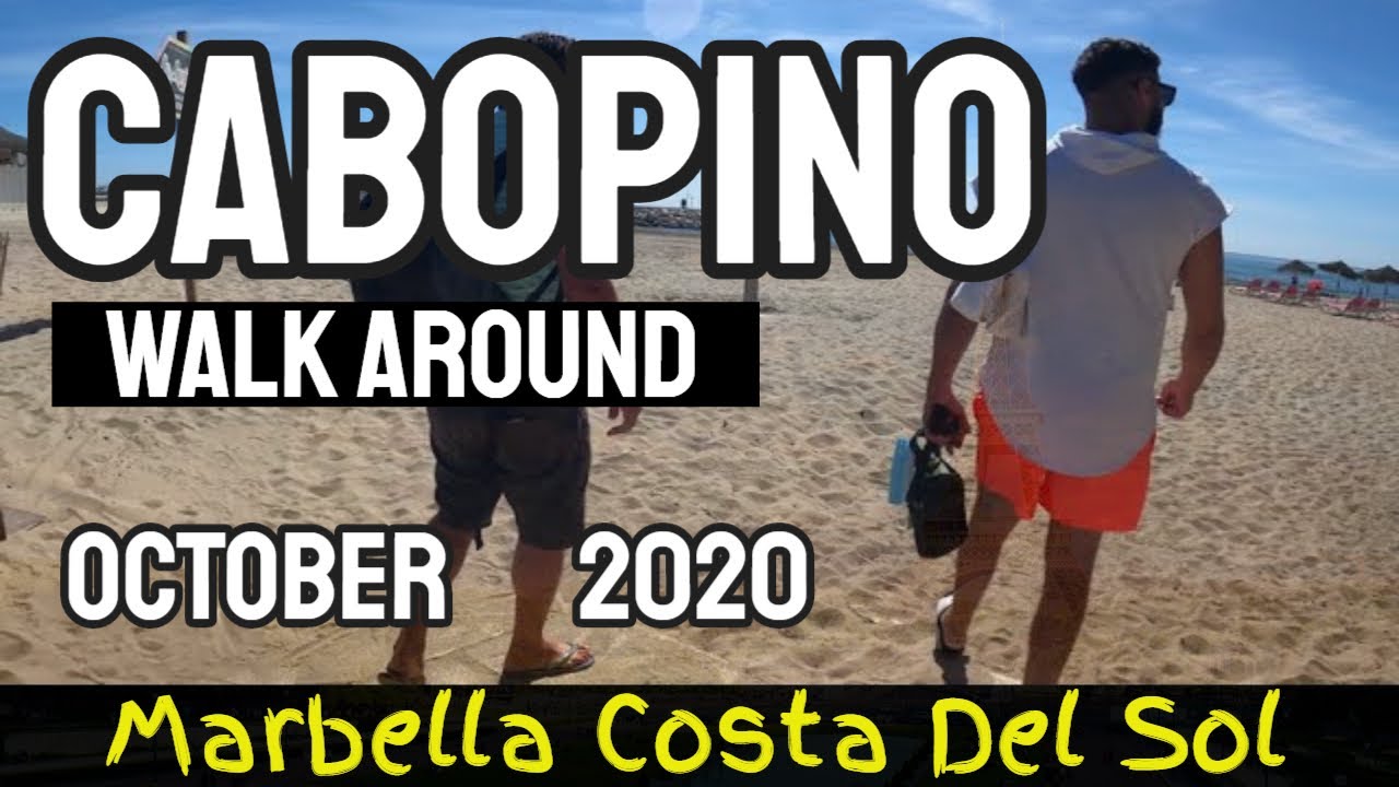 CABOPINO PORT WALK AROUND OCTOBER 2020 - Playa de Cabopino Costa Del Sol , Marbella