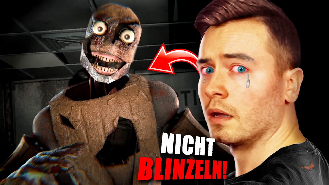 ICH darf NICHT BLINZELN, sonst BEWEGT sich das MONSTER!! (HILFE)