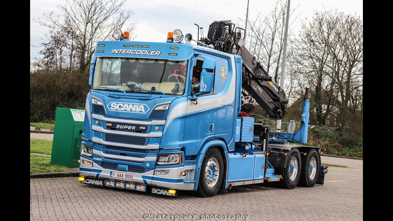 TOUMATRA SCANIA R650 V8 NextGeneration LOUD exhaust sounds [ONBOARD]