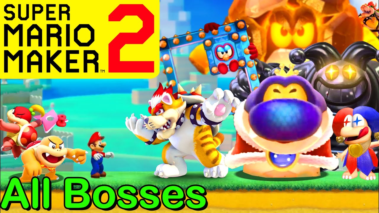 Mario Maker 2 - ALL SUPER MARIO 3D WORLD BOSSES (Super Mario Maker 2 Boss Battles)(Boss Ideas)