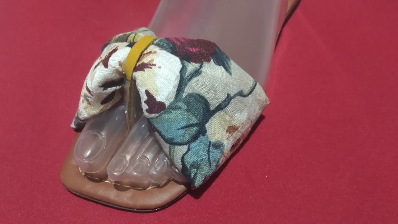 Chinelo de tecido passo a todos