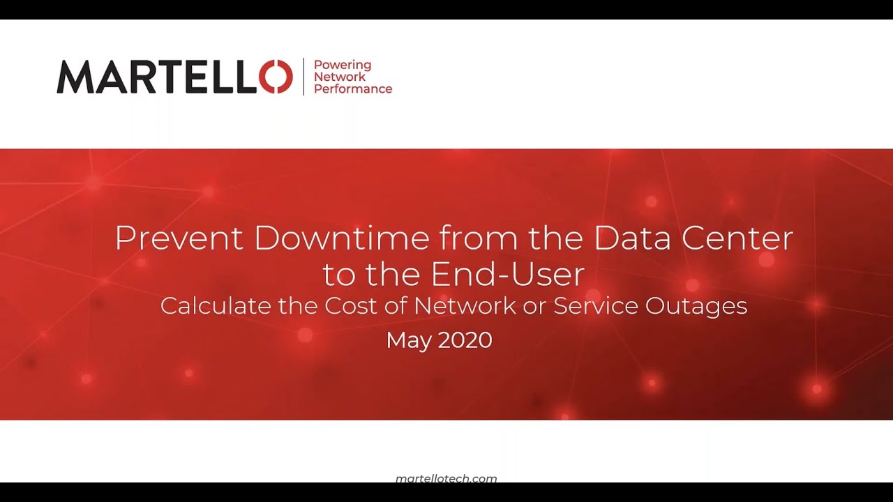 Prevent Downtime from the Data Center to the End User