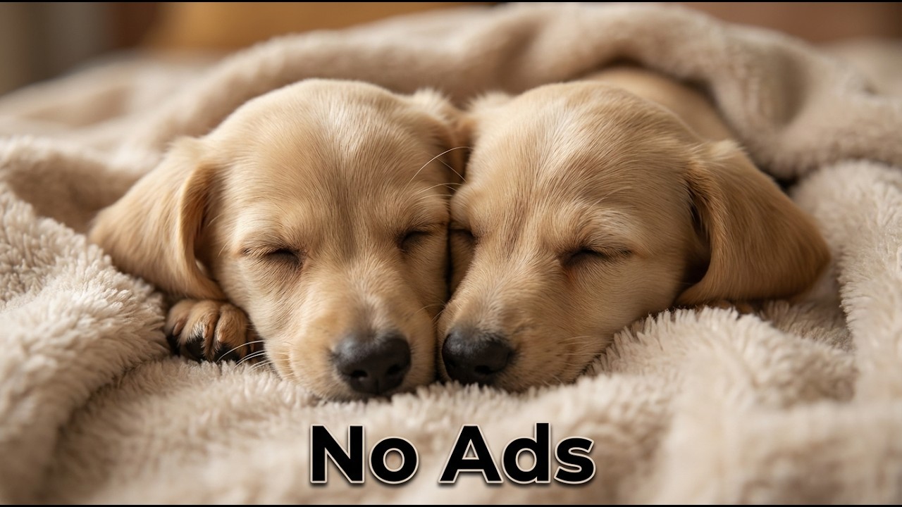 4 HOURS of Relaxing Music For Dogs🐶🌸 Healing Dog Sleep Music 🎶 Deep Sleep 💤No Ads