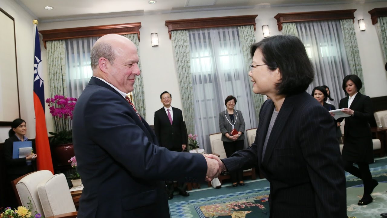 20161212 總統接見美國國務院亞太副助卿暨APEC資深官員馬志修大使