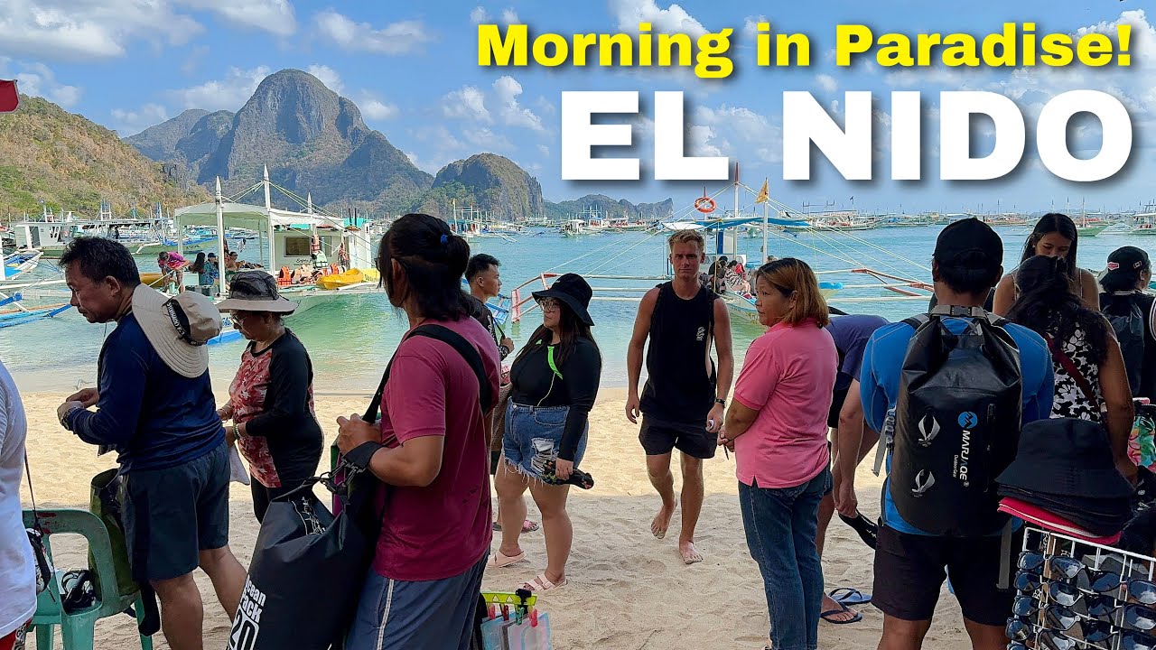 Discover EL NIDO TOWN, Palawan Philippines: Your Next Dream Destination! | Morning Walk 🇵🇭
