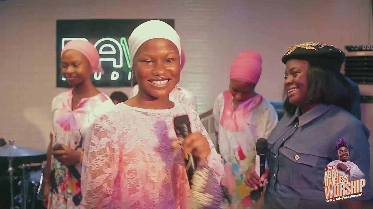 Tpeace Orekelewa ministering at 21 Days of Abba Timeless Worship