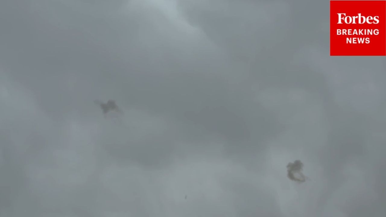 RAW VIDEO: Israel Intercepts Missiles Over Jerusalem Amid Sustained Iranian Attacks