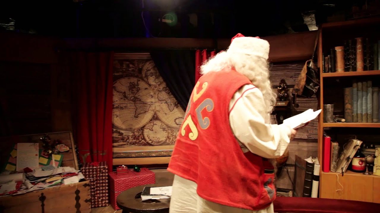 Christmas in Santa Claus Village. Rovaniemi, Finnish Lapland.