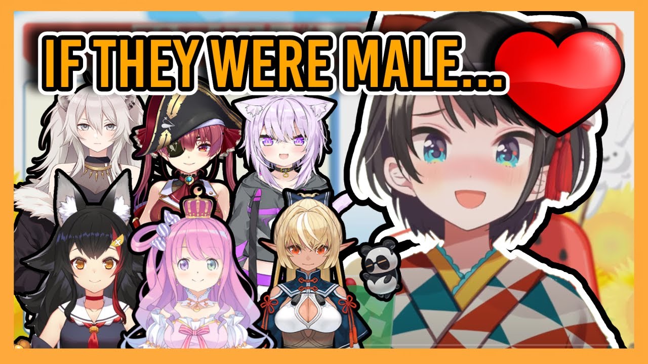【Hololive】Subaru on Which Hololive Member She'd Fall in Love With if Their Gender was Male【Eng sub】