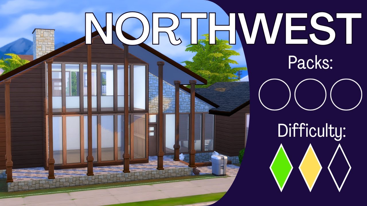 How To Build a NORTHWEST REGIONAL Like a Nerd - Base Game In-Depth Sims 4 Building Tutorial