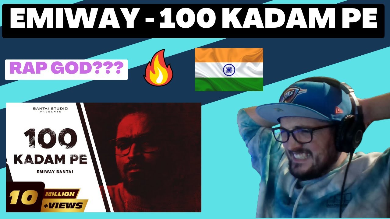 🇮🇳 EMIWAY - 100 KADAM PE [Reaction] | Some guy's opinion