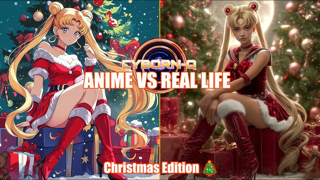 ANIME VS REAL LIFE: Sailor Moon Christmas Special (AI Live Action)