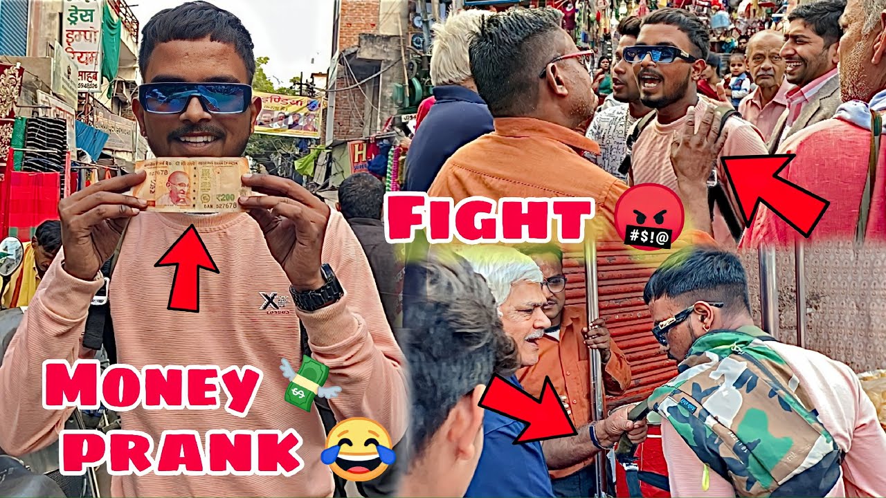 Uncle Marne Aa Gaye 😡| Money Prank 😂 | Picking Money Prank On Public 🤣😍|