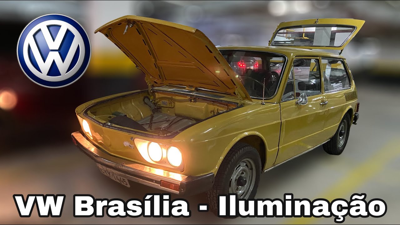 Verificando a parte elétrica (Iluminação) VW Brasília 1979