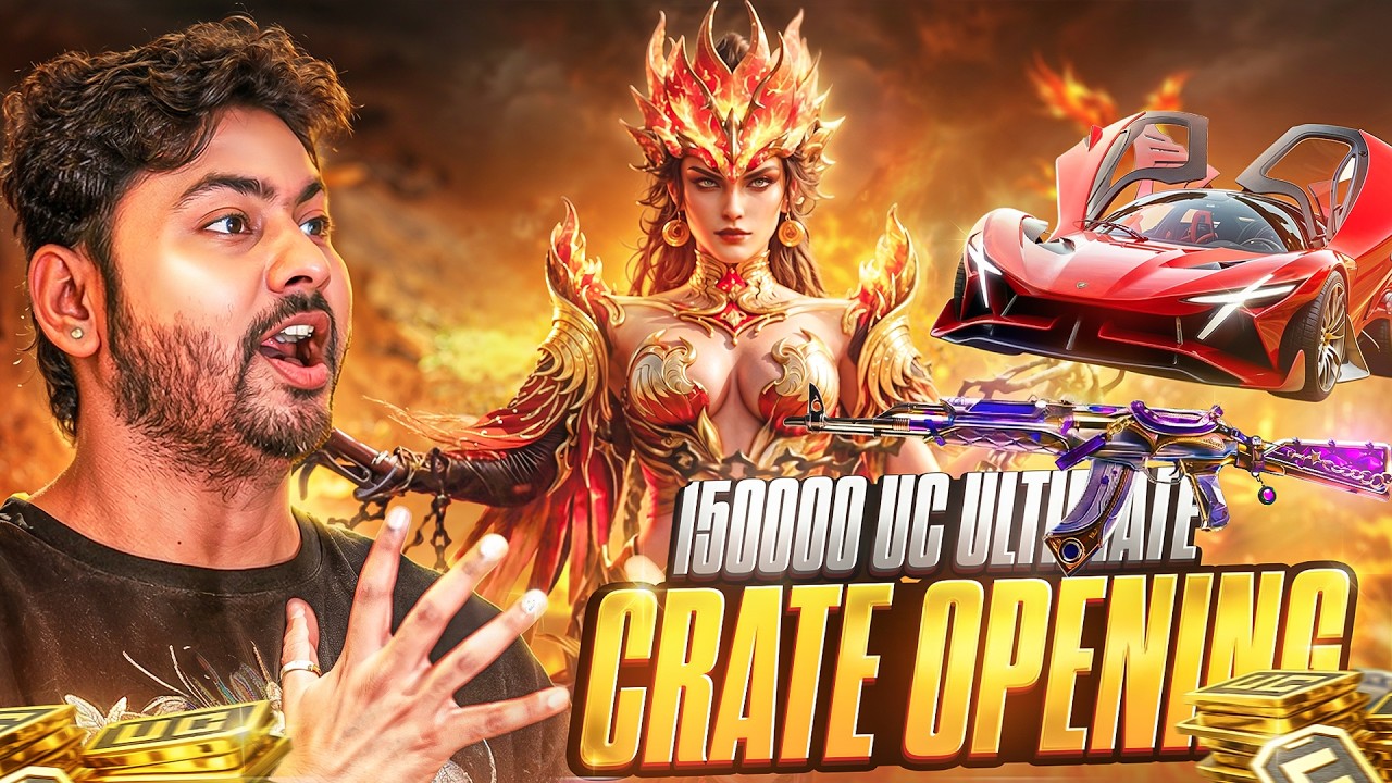 PHOENIXTRA X-SUIT , APOLLO CAR & PULSING LIGHT AKM | 150,000 UC CRATE OPENING