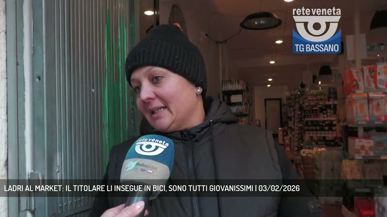 LADRI AL MARKET: IL TITOLARE LI INSEGUE IN BICI, SONO TUTTI GIOVANISSIMI | 03/02/2026