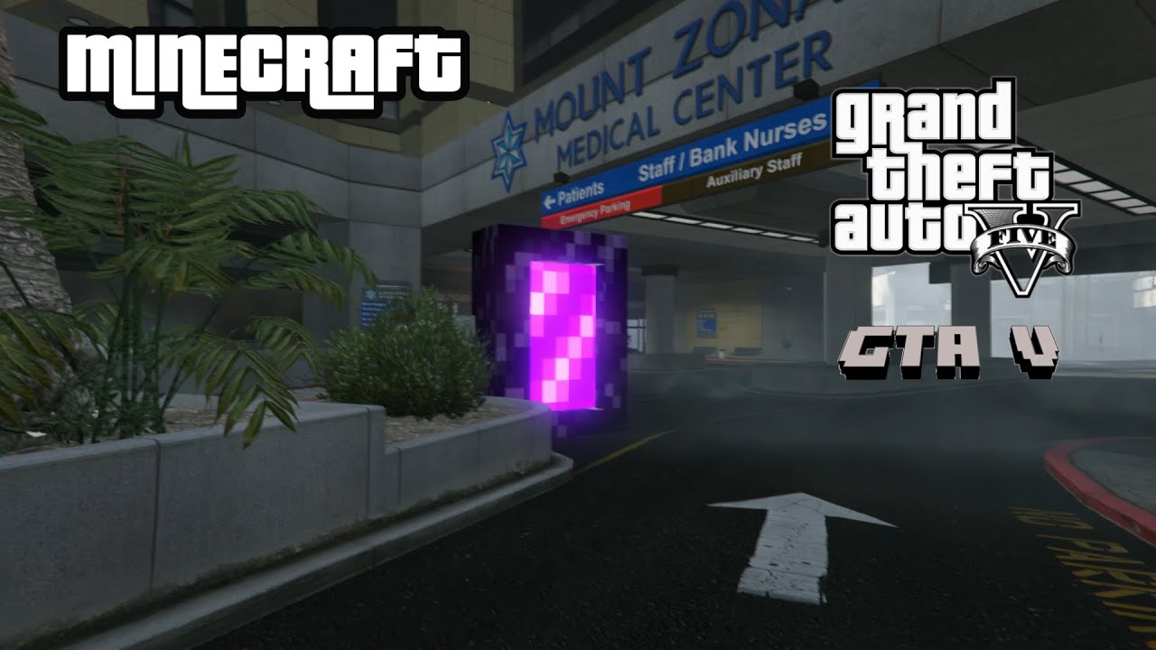 MINECRAFT Nether Portal in GTA V | Zillioner