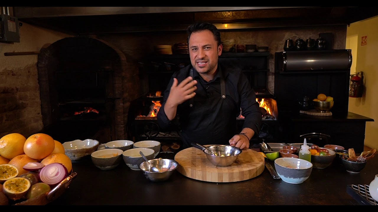 Passion Fruit Ceviche masterclass with world famous chef, César Pita