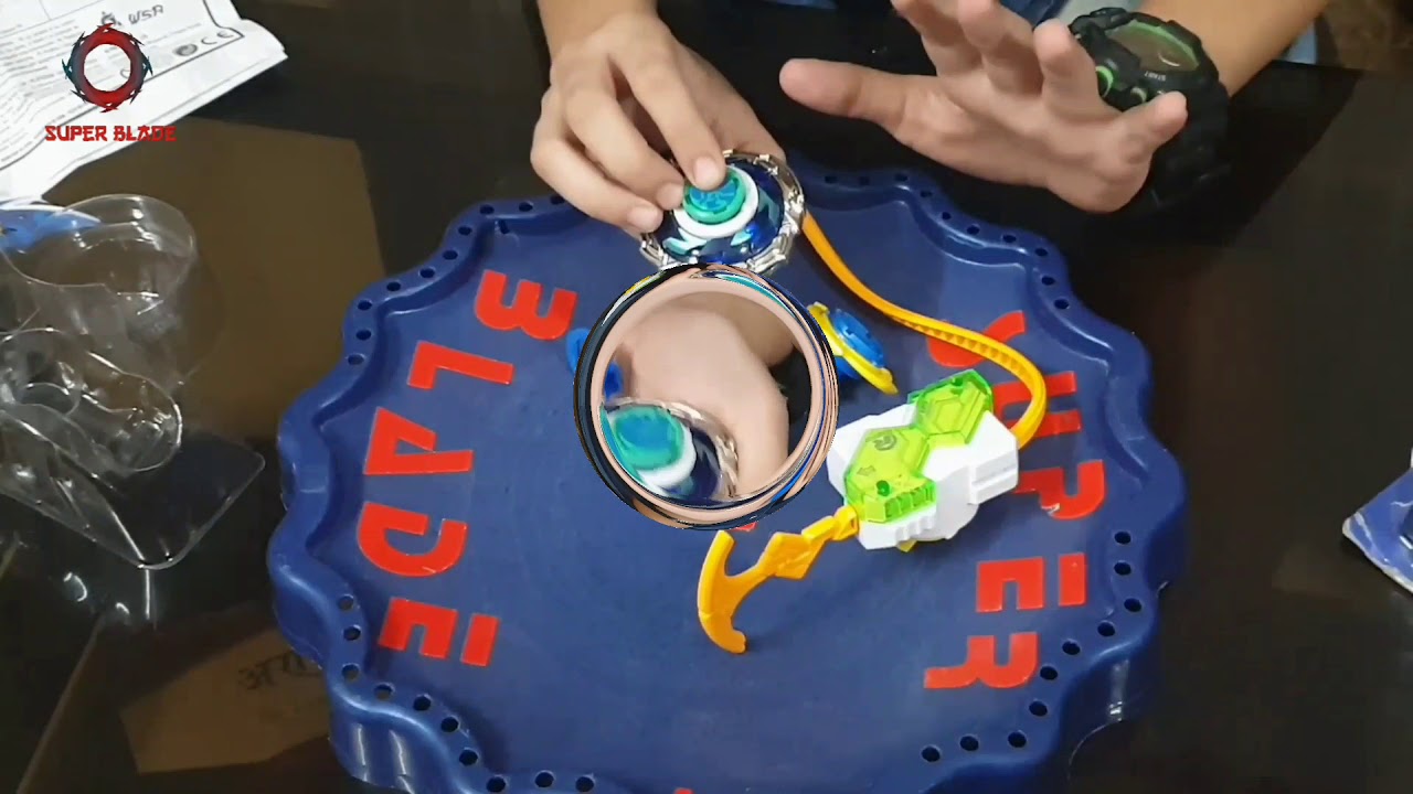 Infinity Nado Fiery Blade Spinning Top with Launcher