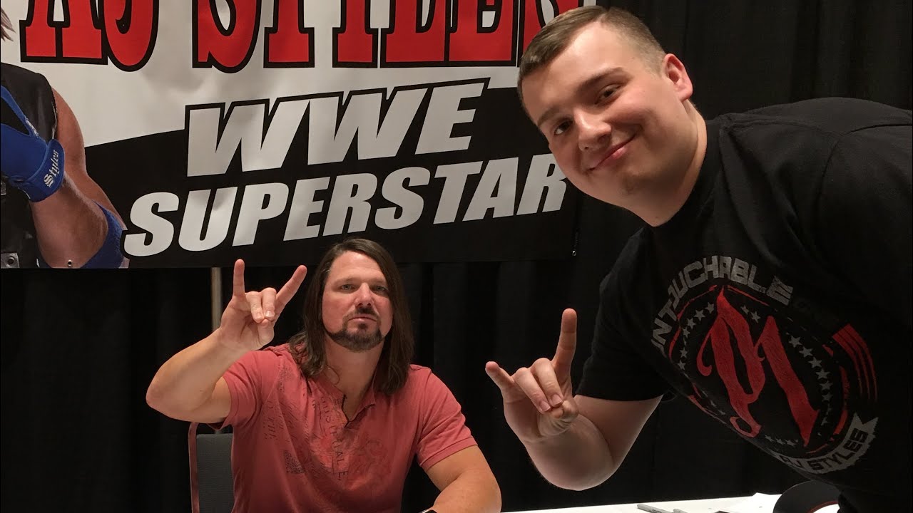 Meeting WWE Superstar AJ Styles Vlog!