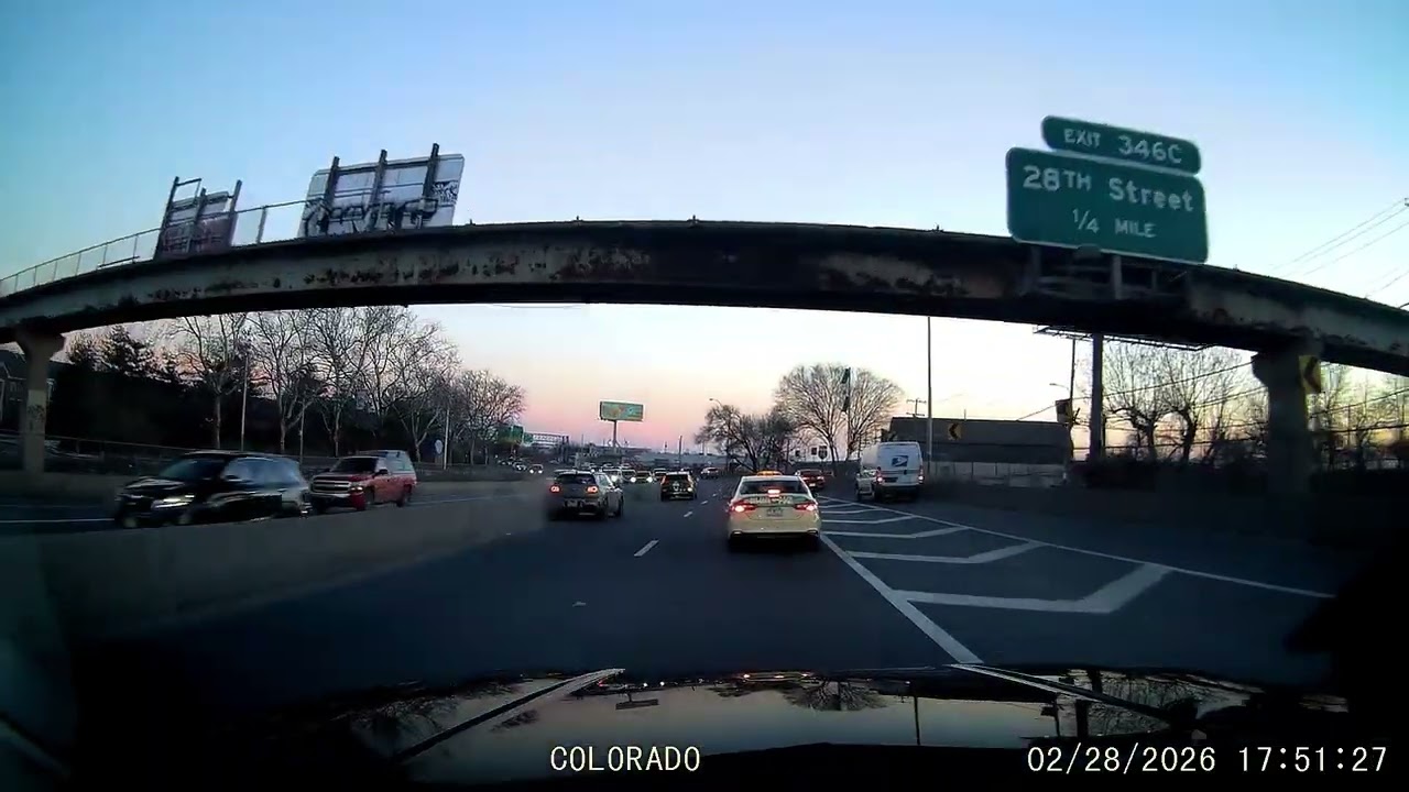 Cooper Hits Median