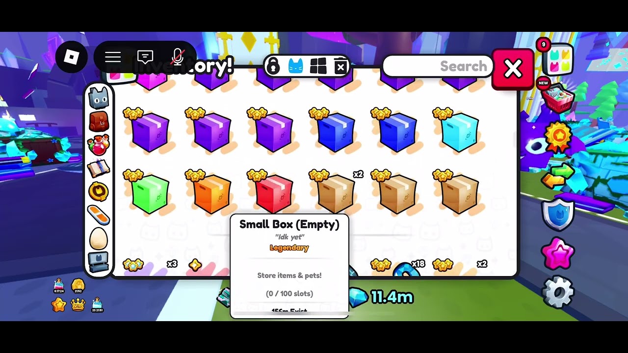 My pet simulator 99 inventory