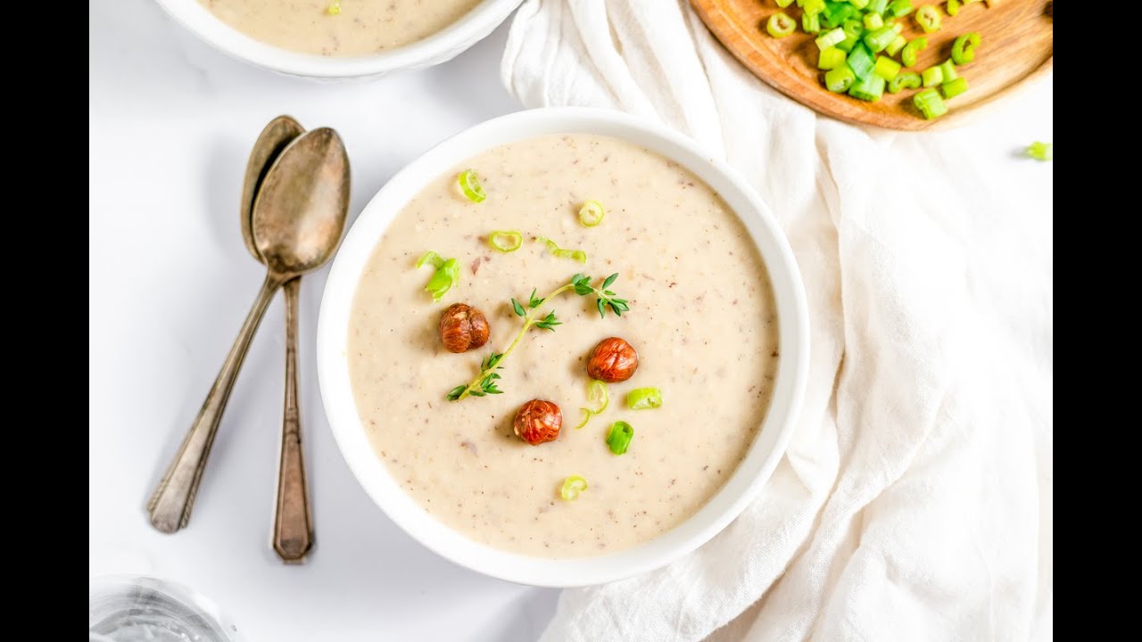 Traditional Hazelnut Soup With Parsnips