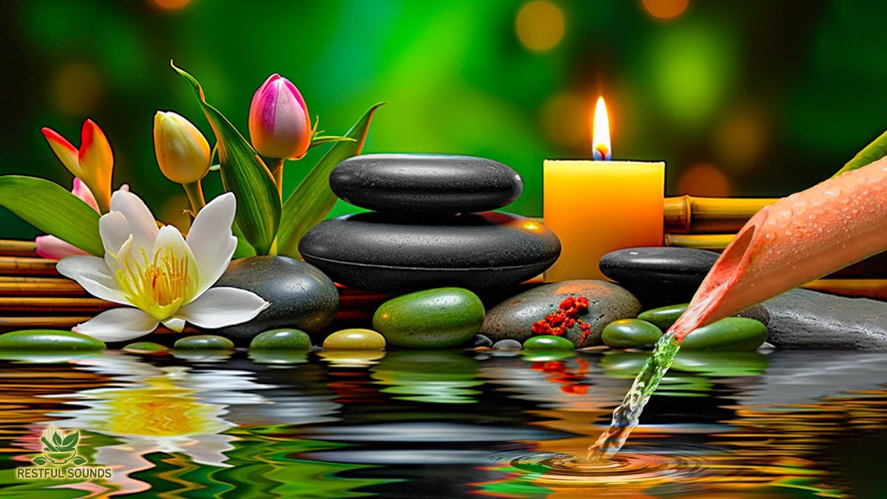Beautiful Spa Relaxing Music – Deep Sleep, Stress Relief & Inner Peace with Gentle Water Sounds
