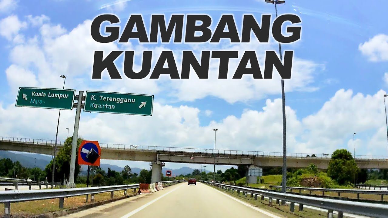 Lebuhraya Pantai Timur, Pahang: Gambang - Kuantan #kuantan #driveMalaysia #JelajahMalaysia