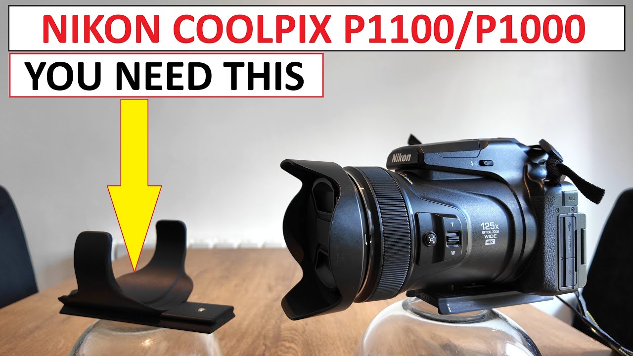 NIKON COOLPIX P1100/P1000 - QUICK RELEASE PLATE - A must-have accessory if you have these cameras