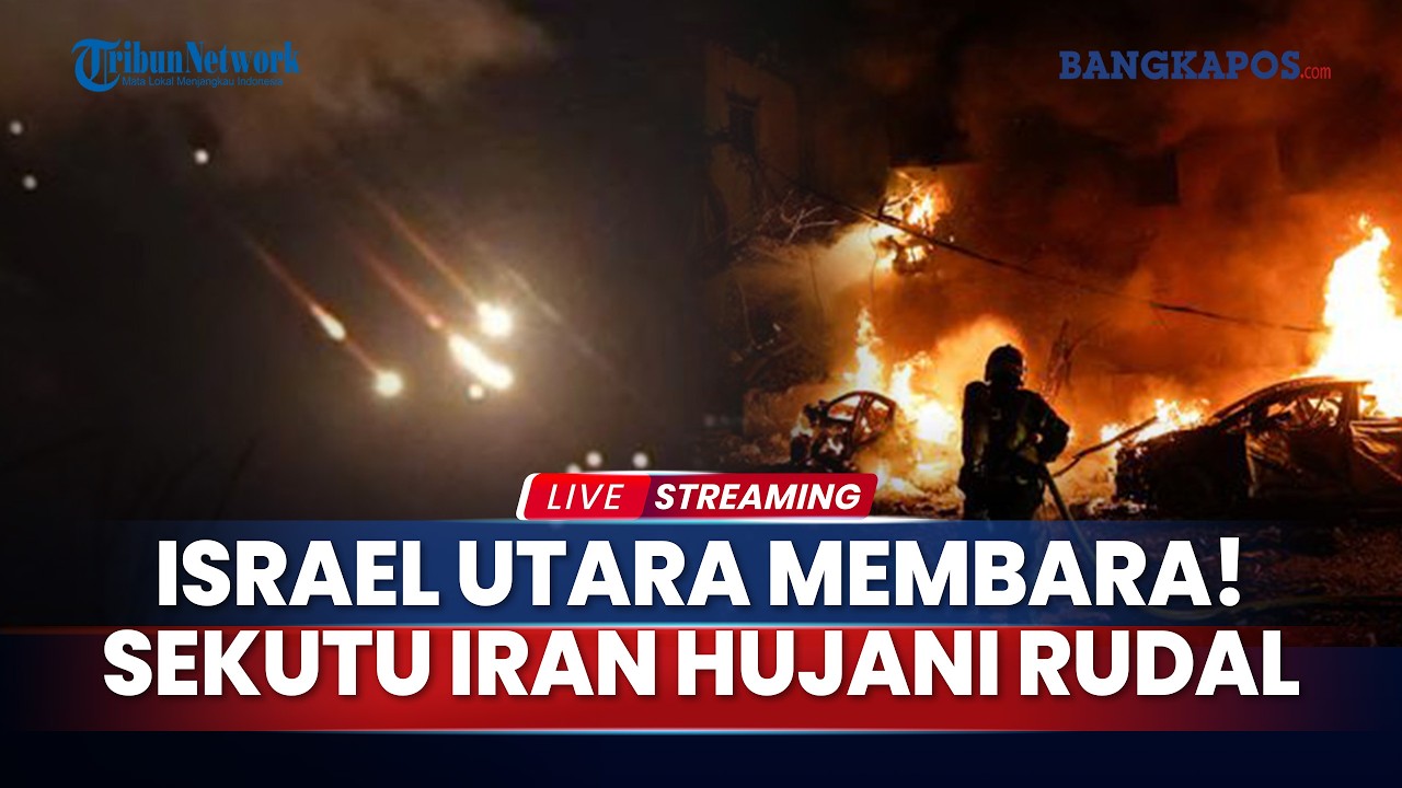 🔴Israel Utara Membara! Sekutu Iran Lesatkan Rudal Canggih, Bendera Merah Simbol Balas Dendam