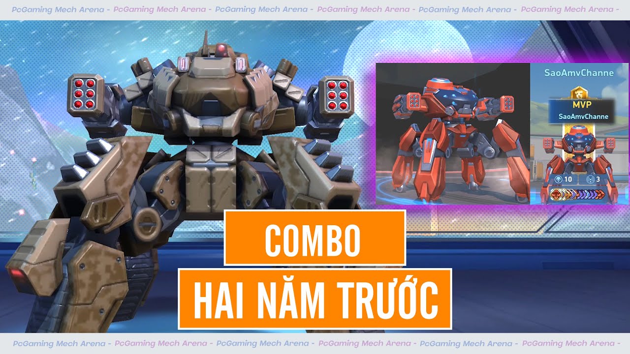 Làm lại combo sau hai năm: Nhện Bệ Tên Lửa 8 - Mech Arena F2P