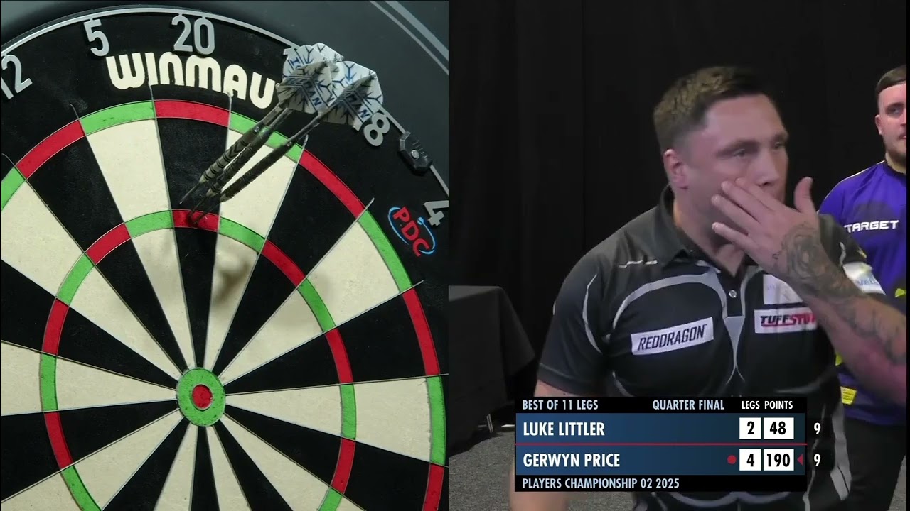 Luke Littler vs Gerwyn Price | Players Championship 2 2025 🎯