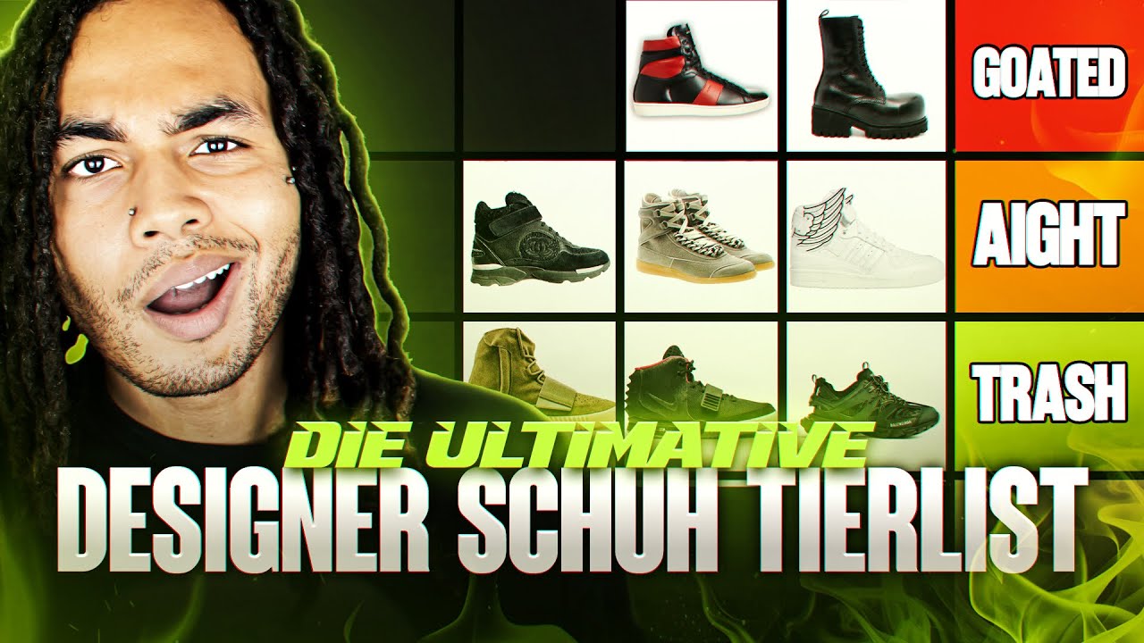 WELCHE DESIGNER SNEAKER SIND TOT TIERLIST