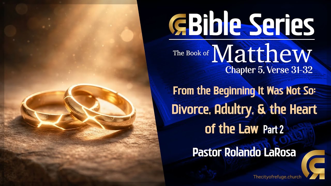From The Beginning it was Not So (Part 2) | New Testament Studies