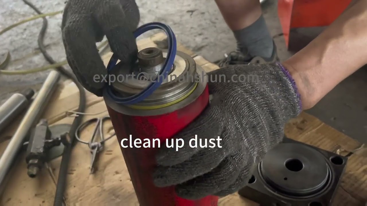 How to replace sealing ring for clamp cylinder of pipe bending machine