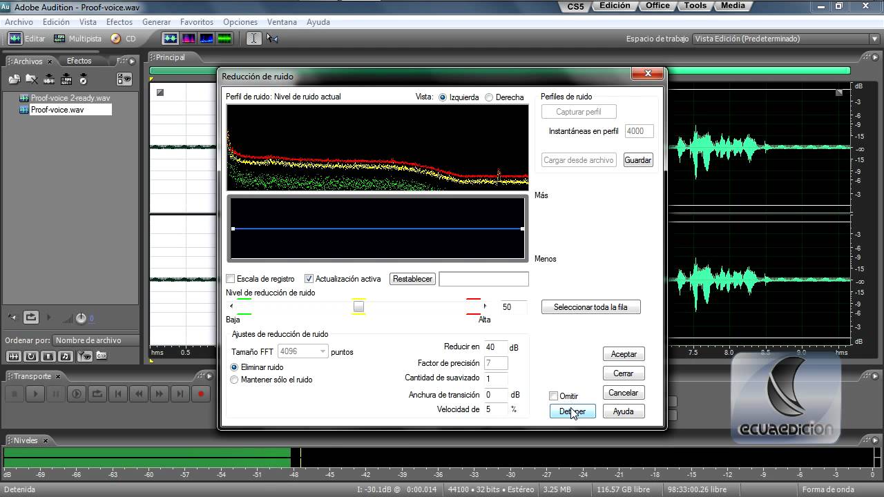 Tutorial Adobe audition 3 [Conseguir una excelente calidad de audio]parte1.mp4