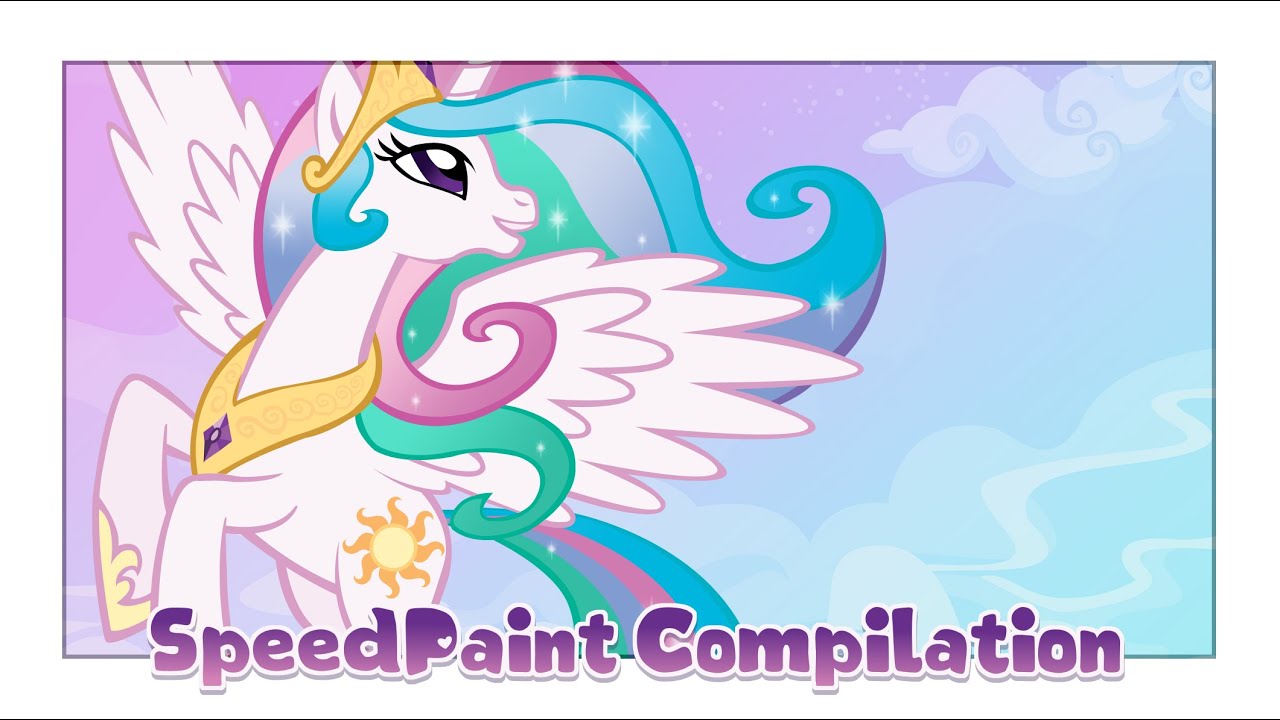✧˖°. ( 👑 ᵕ ᵕ ) .✦ FUSIONS with PRINCESS CELESTIA / Speedpaint Compilation