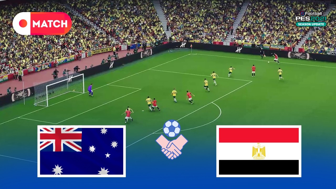 Egypt vs Australia | World Cup 2026 Full Gameplay Simulation | eFootball PES 2021