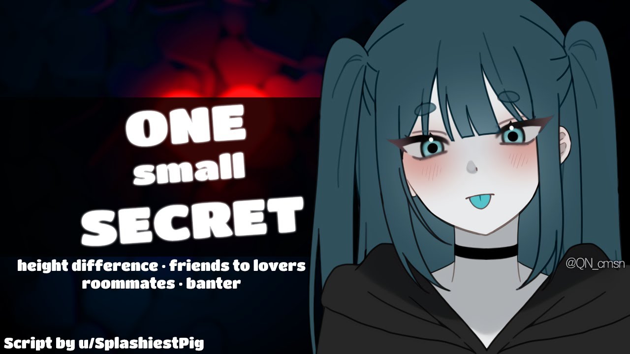 One Small Secret | ASMR RP (F4A) (Friends to Lovers) (And They Were Roommates!) (Teasing) (Cute)
