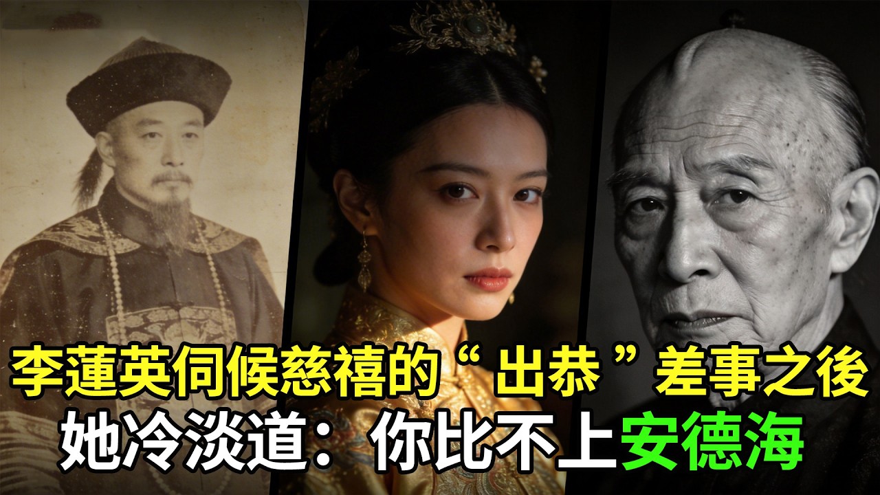 同樣是伺候「官房」，为什麼李蓮英贏了權力卻輸了心？慈禧1句狠話揭開安德海受寵真相：這項「特殊服務」誰也學不会！#慈禧#李蓮英#安德海#晚清秘史#宮廷八卦#太監#歷史真相#深宮秘聞