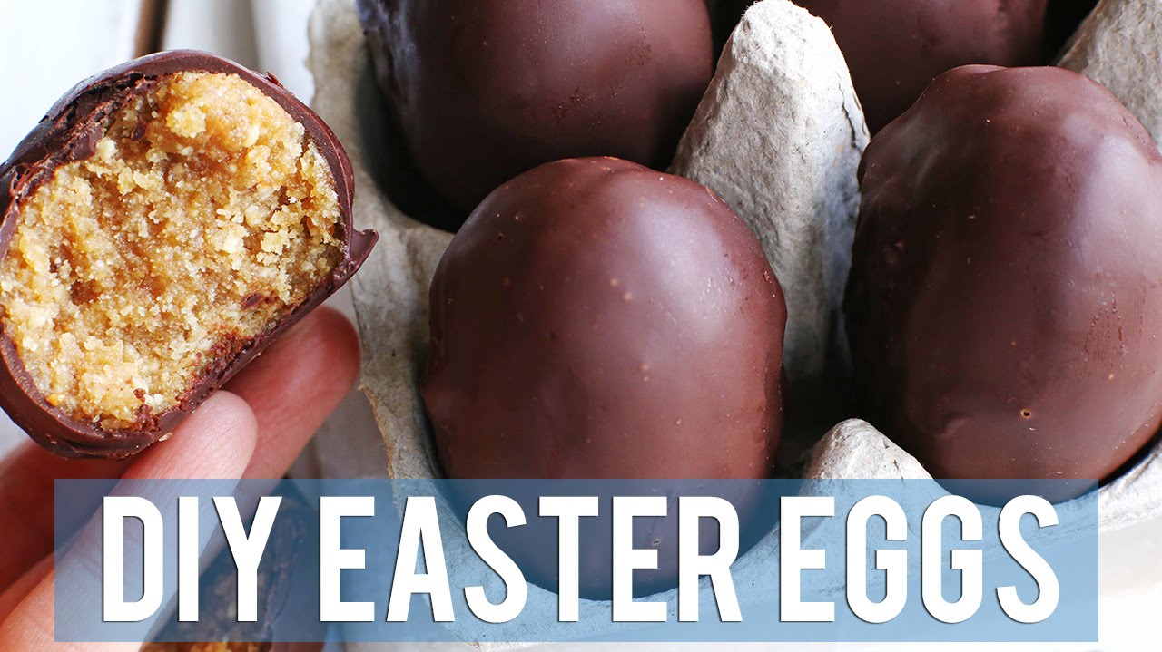 Peanut Butter Chocolate Eggs | DIY EASTER EGGS
