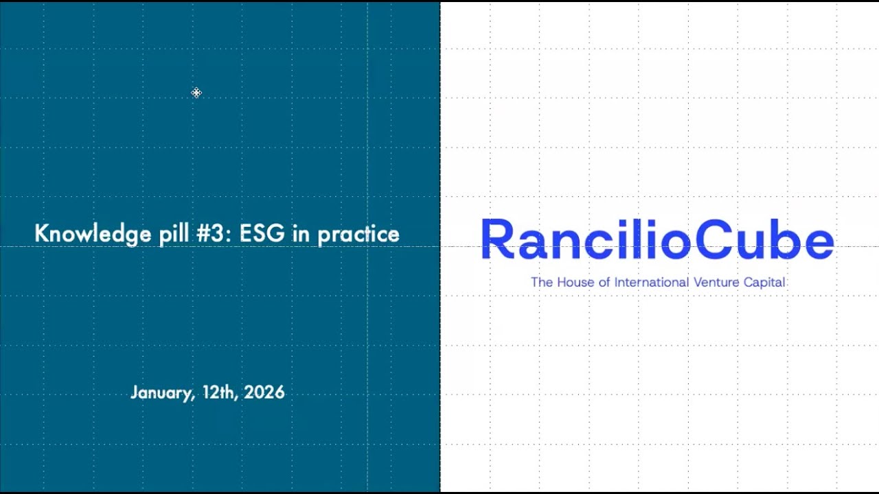 Pill #3 - ESG in practice