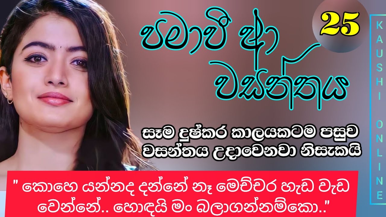 කොහෙ යන්නද දන්නේ නෑ මෙච්චර හැඩ වැඩ වෙන්නේ..🤔පමාවී ආ වසන්තය 💕🧚‍♂️|pamaawee aa wasanthaya|Ep 25|love 