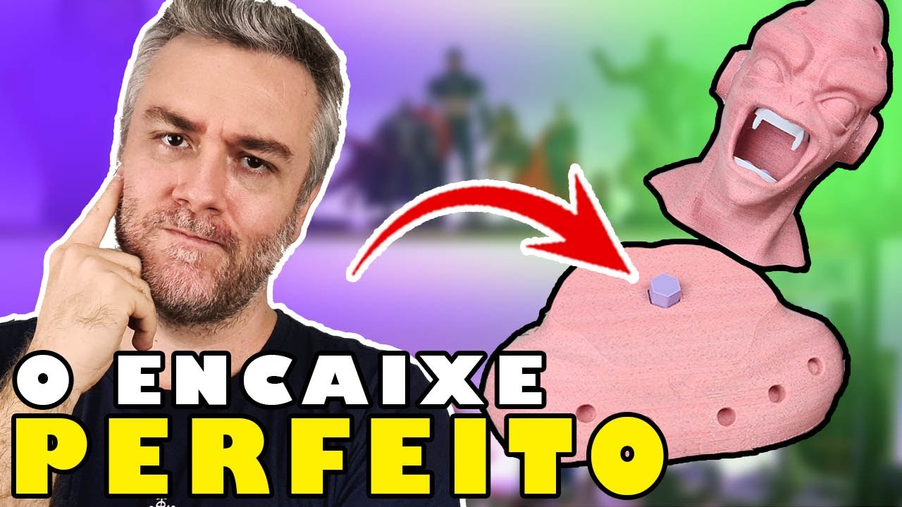 Como conseguir o ENCAIXE PERFEITO na IMPRESSÃO 3D usando o fatiador CURA | Ender 3