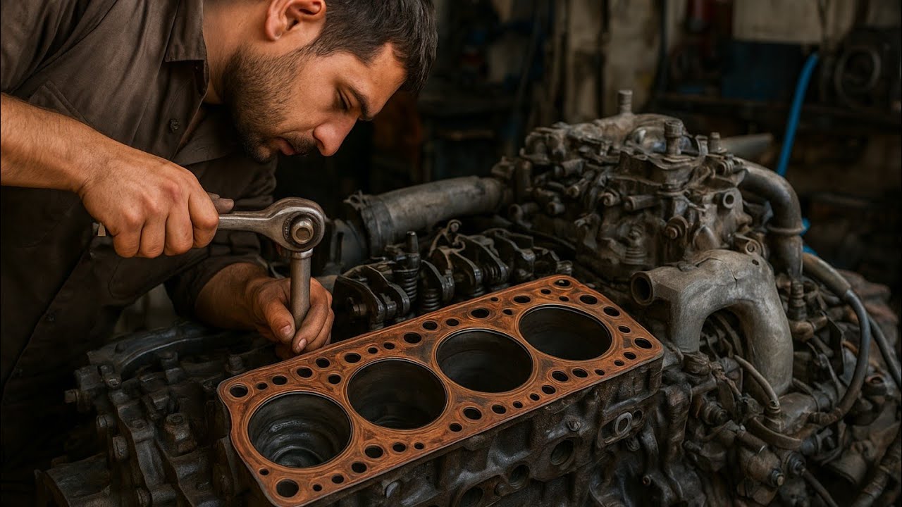Truck Engine Repair | Heavy Duty Diesel Engine Rebuild | Workshop Mechanical Work
