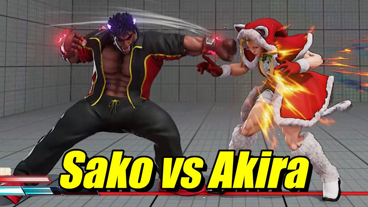 Street Fighter V: Sako (Kage) VS Akira (Cammy)