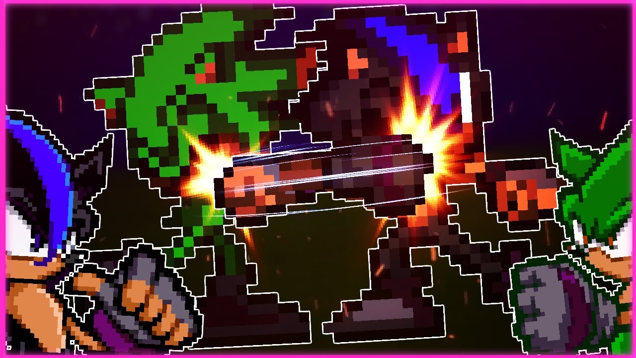 Chaos Hunt: A Brotherly Brawl Sonic Sprite Animation (Animated by TSPrime48)